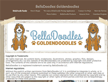 Tablet Screenshot of belladoodles.com